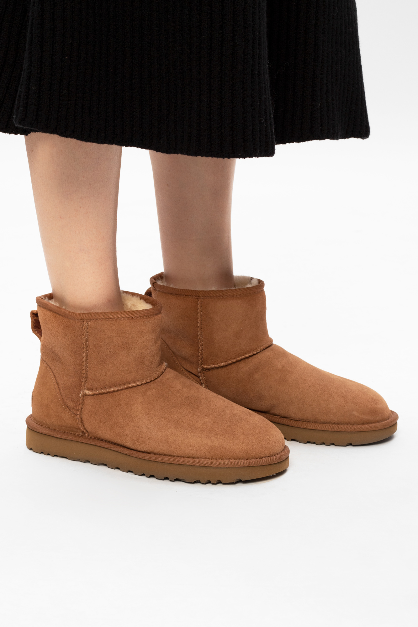 UGG 'W Classic Mini II'  suede snow boots